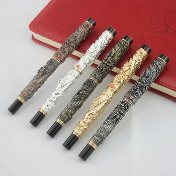1pc Jinhao Chinese Traditional Double Dragons 0.5mm Fountain Pen Fine Nib Luxury Business Office Gift Pens for Collecting
1pc Jinhao Chinese Traditional Double Dragons 0.5mm Fountain Pen Fine Nib Luxury Business Office Gift Pens for Collecting