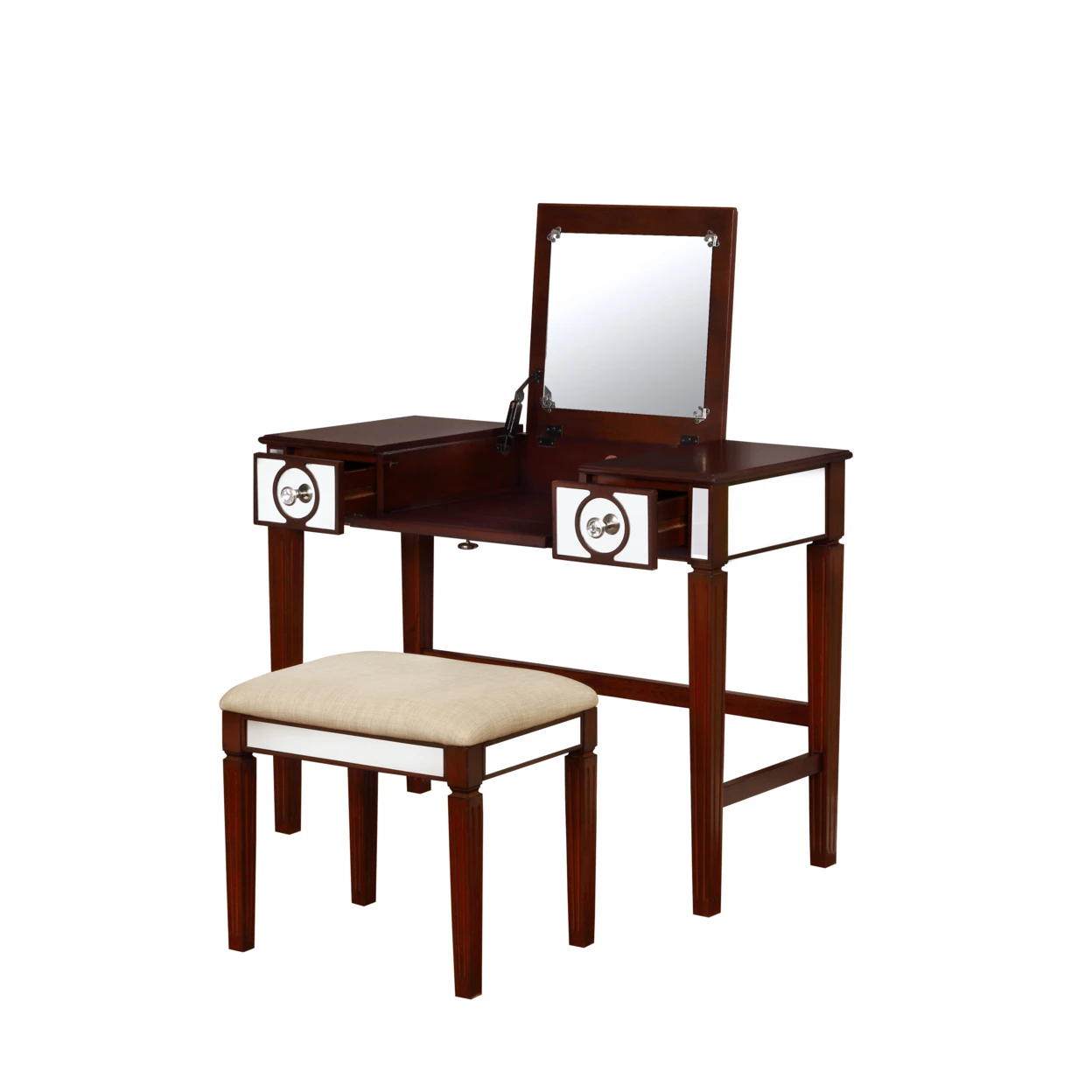 Madison Walnut Vanity Set