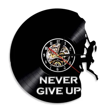 1Piece Never Give Up Unique Decorative Vinyl Clock Sport Led Wall Light For Climber Wall Clock Rock Climbing Vintage Illuminated
1Piece Never Give Up Unique Decorative Vinyl Clock Sport Led Wall Light For Climber Wall Clock Rock Climbing Vintage Illuminated