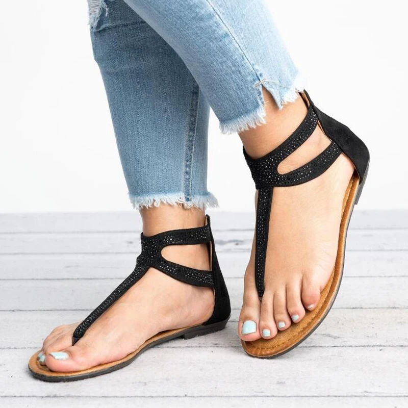 Women sandals 2018 New women summer beach shoes flat crystal flip-flops for women size 35-43
Women sandals 2018 New women summer beach shoes flat crystal flip-flops for women size 35-43