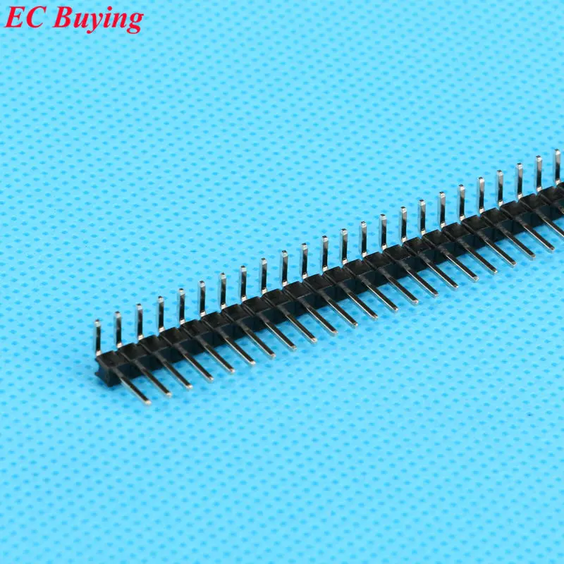 10pcs 40 Pin 1x40 Single Row Special Versio 2.54mm bend Pin Header Connector Copper
10pcs 40 Pin 1x40 Single Row Special Versio 2.54mm bend Pin Header Connector Copper