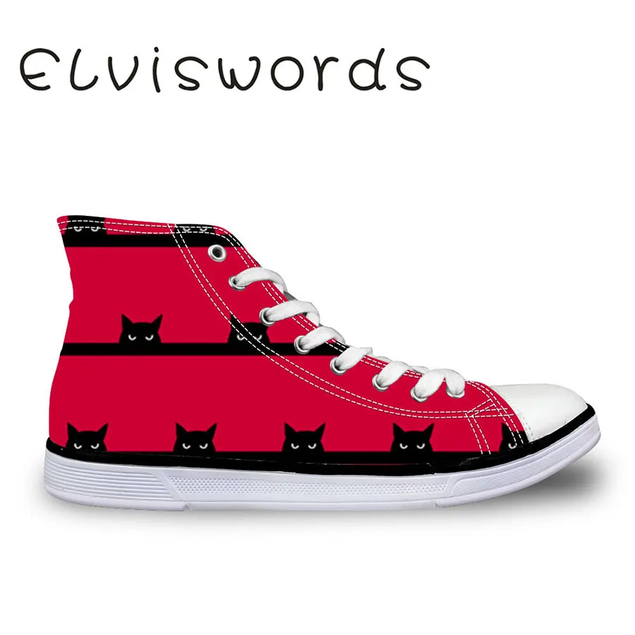 Women's New Fashion Black Cat Printing Vulcanized Shoes High to Help Women's Shoes Casual Lace-up Sports Shoes Women's Shoes
Women's New Fashion Black Cat Printing Vulcanized Shoes High to Help Women's Shoes Casual Lace-up Sports Shoes Women's Shoes