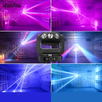 9PCS Phantom 3-side Full Color Stepless Rotating LED Laser Light Sound Control Bar Strobe Dynamic Moving Head lights CD50 W01
9PCS Phantom 3-side Full Color Stepless Rotating LED Laser Light Sound Control Bar Strobe Dynamic Moving Head lights CD50 W01