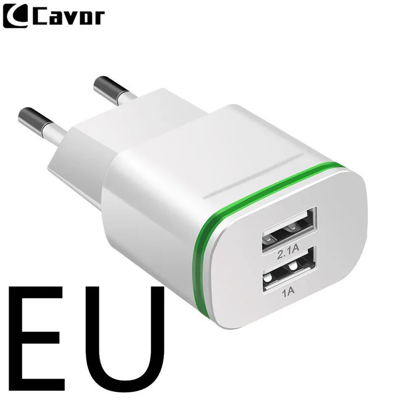 EU Safe 2 двойных порта зарядное устройство для Huawei Honor 8 9 Mate 10 P10 P20 Lite Pro Plus телефон Usb