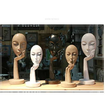 Figure Mask Abstraction Coffee Shop Living Room Wine Cabinet Home Furnishing Resin Art Craft Continental Home Decoration M575
Figure Mask Abstraction Coffee Shop Living Room Wine Cabinet Home Furnishing Resin Art Craft Continental Home Decoration M575