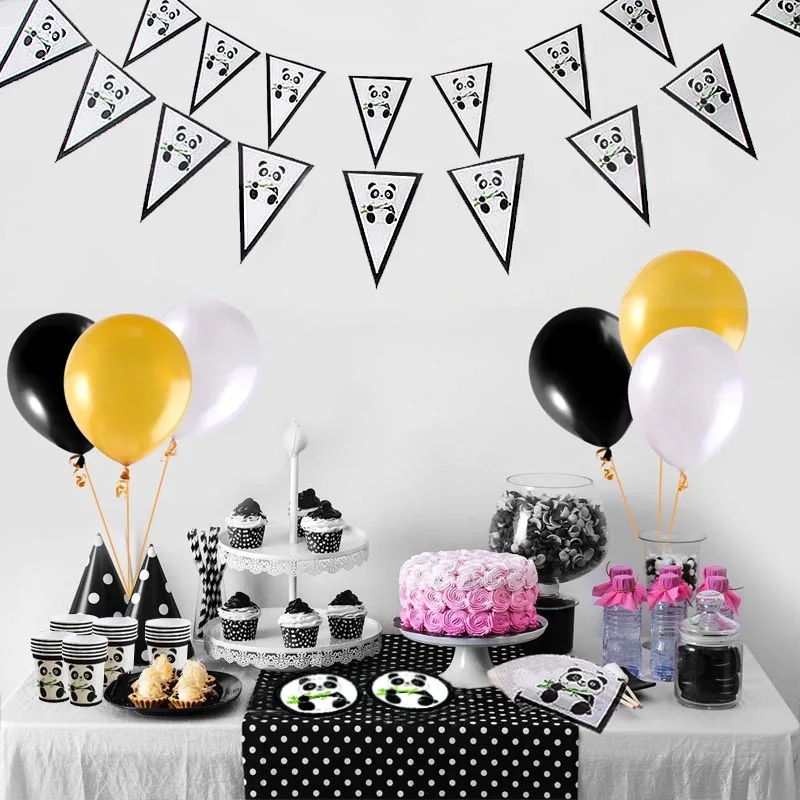 Panda Party Decorations Supplies Happy Birthday Banner Panda Balloons Cake Toppers Gift Bags For Baby Shower Boy Girl
Panda Party Decorations Supplies Happy Birthday Banner Panda Balloons Cake Toppers Gift Bags For Baby Shower Boy Girl