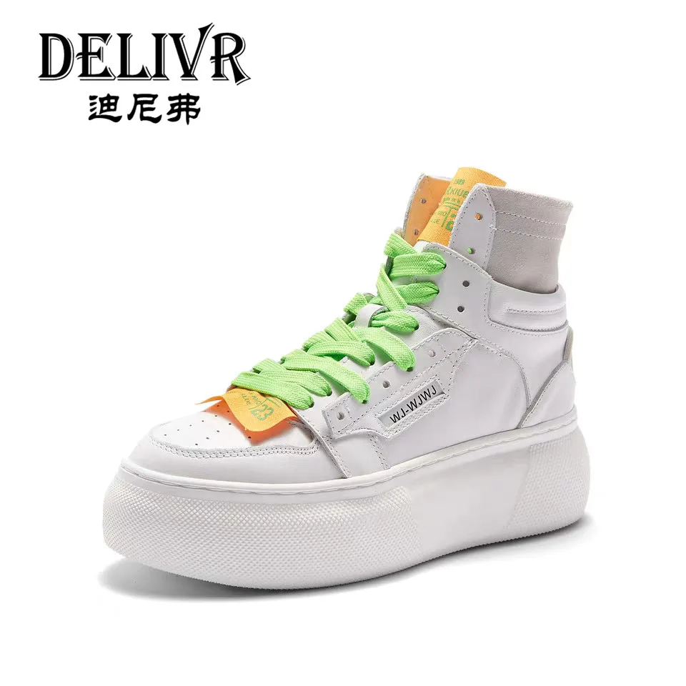 Delivr Ladies Casual Sneakers High Top Women Casual Shoes Chunky Shoes Platform Fashion Sneakers Women White Genuine Leather
Delivr Ladies Casual Sneakers High Top Women Casual Shoes Chunky Shoes Platform Fashion Sneakers Women White Genuine Leather