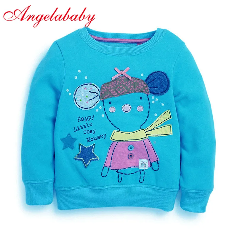 Children's cartoon cloth stickers T shirt 2019 new autumn long-sleeved girls embroidered round neck pullover tops kids clothes
Children's cartoon cloth stickers T shirt 2019 new autumn long-sleeved girls embroidered round neck pullover tops kids clothes