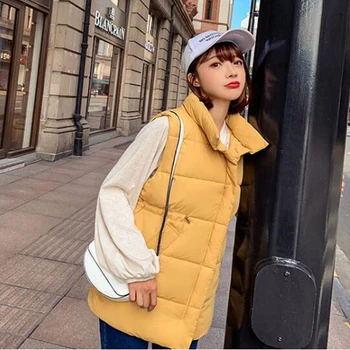 br Women Vest Winter Jacket Pocket Coat Warm Casual Cotton Padded Vest female Slim Sleeveless Waistcoat
br Women Vest Winter Jacket Pocket Coat Warm Casual Cotton Padded Vest female Slim Sleeveless Waistcoat