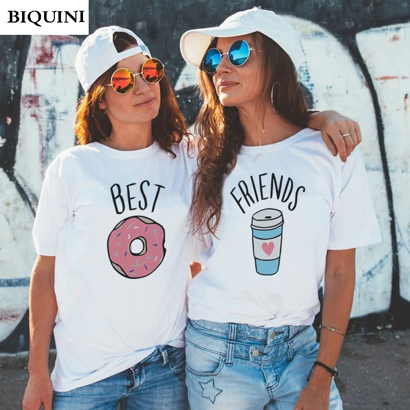 BFF Female T-shirt Best Friends T Shirt Harajuku Kawaii Paired T-shirts White Tshirt New Arrival 2019 Tumblr Tshirt Streetwear
BFF Female T-shirt Best Friends T Shirt Harajuku Kawaii Paired T-shirts White Tshirt New Arrival 2019 Tumblr Tshirt Streetwear