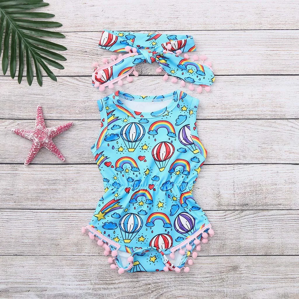 2PCS Newborn Summer 2019 Baby Girl Boy Clothes Sleeveless Cartoon Print Bodysuit+Headband Baby Girl Set Infant Baby Clothing
2PCS Newborn Summer 2019 Baby Girl Boy Clothes Sleeveless Cartoon Print Bodysuit+Headband Baby Girl Set Infant Baby Clothing
