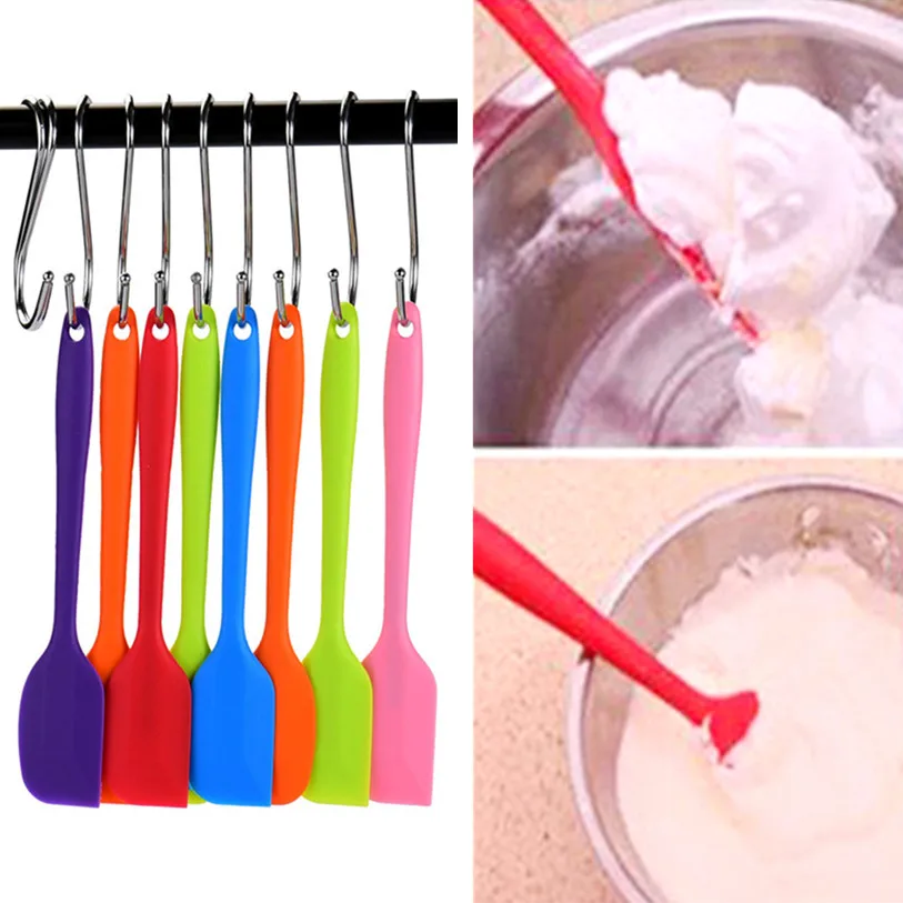 21CM Heat Resistant Flexible Silicone Spatulas Cake Spatula Scraping Baking Molds Scraper Cooking Bakeware Dropship 40OT26
21CM Heat Resistant Flexible Silicone Spatulas Cake Spatula Scraping Baking Molds Scraper Cooking Bakeware Dropship 40OT26