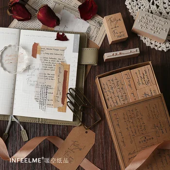 8Pcs Vintage english letters stamp decoration stamp wooden rubber stamps for scrapbooking stationery DIY craft standard stamp
8Pcs Vintage english letters stamp decoration stamp wooden rubber stamps for scrapbooking stationery DIY craft standard stamp