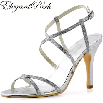Sandals Woman New Summer HP1520 Open Toe Silver Women's Glitter High Heel Slingback Cross-strap Pumps Lady Women Wedding Shoes
Sandals Woman New Summer HP1520 Open Toe Silver Women's Glitter High Heel Slingback Cross-strap Pumps Lady Women Wedding Shoes