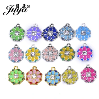 JUYA 20pcs Tibetan Silver Cz Rhinestones Flower Charms Pendant Accessories for Earring Bracelet Jewelry DIY Making Supplies
JUYA 20pcs Tibetan Silver Cz Rhinestones Flower Charms Pendant Accessories for Earring Bracelet Jewelry DIY Making Supplies