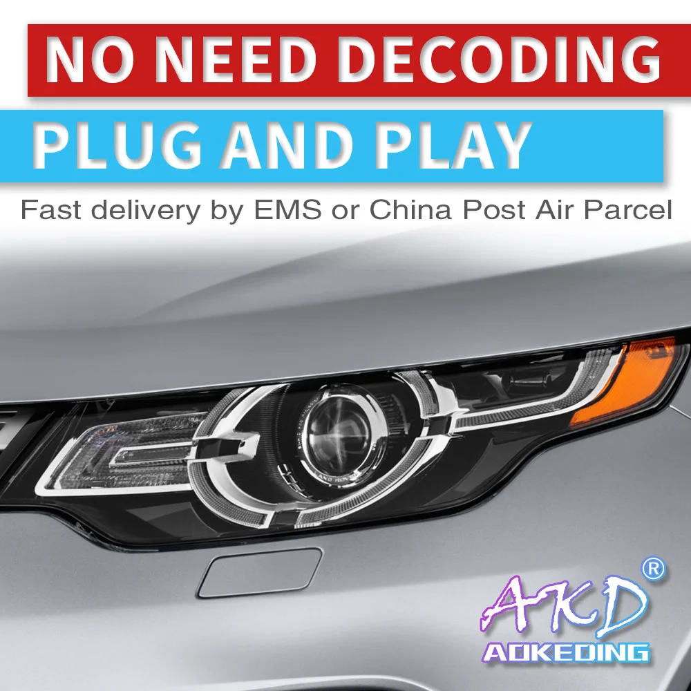 AKD tuning cars Headlight For Land Rover Discovery Sport Headlights Full LED DRL Running lights Bi-Xenon beam dynamic signal
AKD tuning cars Headlight For Land Rover Discovery Sport Headlights Full LED DRL Running lights Bi-Xenon beam dynamic signal