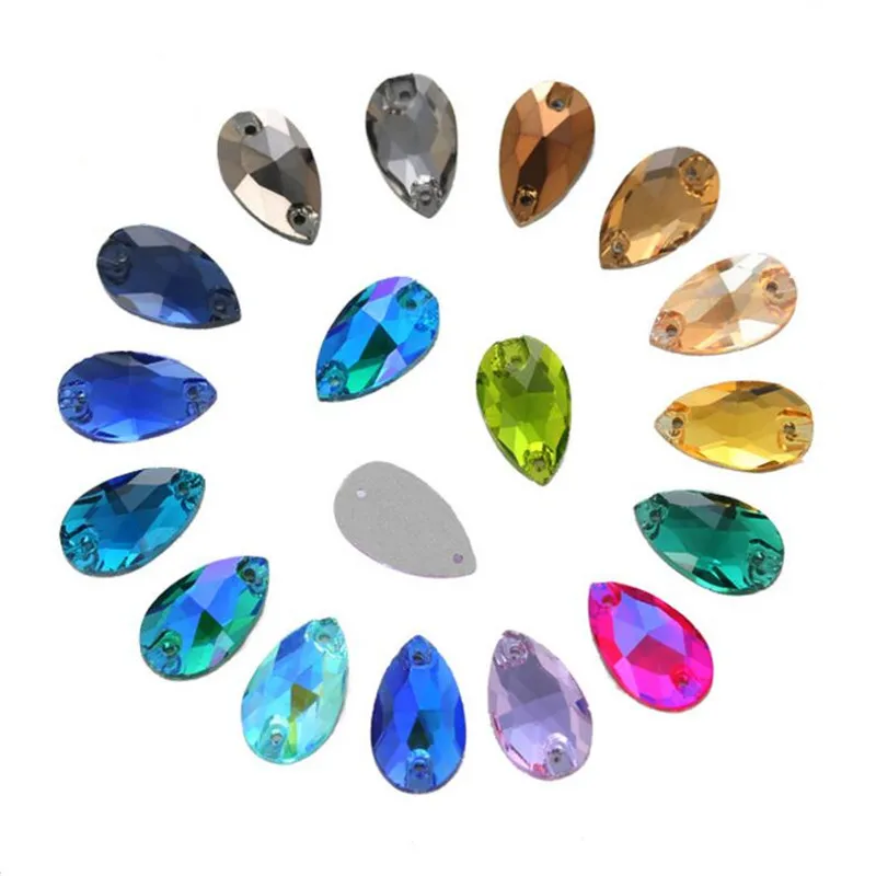 25pcs 11x18mm Flatback Teardrop Sew On Rhinestones Siam Droplet Sewing Glass Crystal Stones Dress garment making Z781
25pcs 11x18mm Flatback Teardrop Sew On Rhinestones Siam Droplet Sewing Glass Crystal Stones Dress garment making Z781