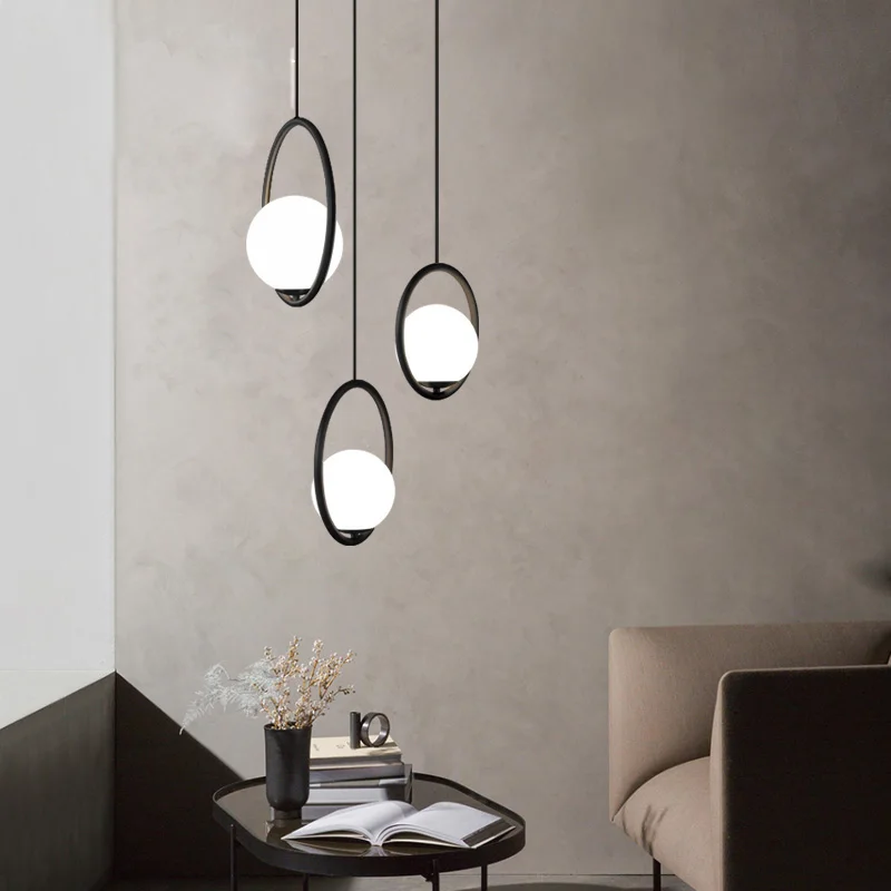Modern glass ball pendant light creative LED art deco hanging lamp fixture for bedroom bedside lamp restaurant dinner room E27
Modern glass ball pendant light creative LED art deco hanging lamp fixture for bedroom bedside lamp restaurant dinner room E27