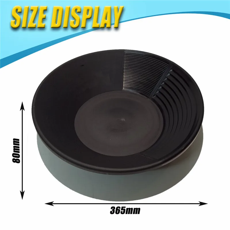 14inch 1 PC Plastic Gold Pan Gold Basin For Sand Mud Mineral Processing Gold Rush Tools
14inch 1 PC Plastic Gold Pan Gold Basin For Sand Mud Mineral Processing Gold Rush Tools