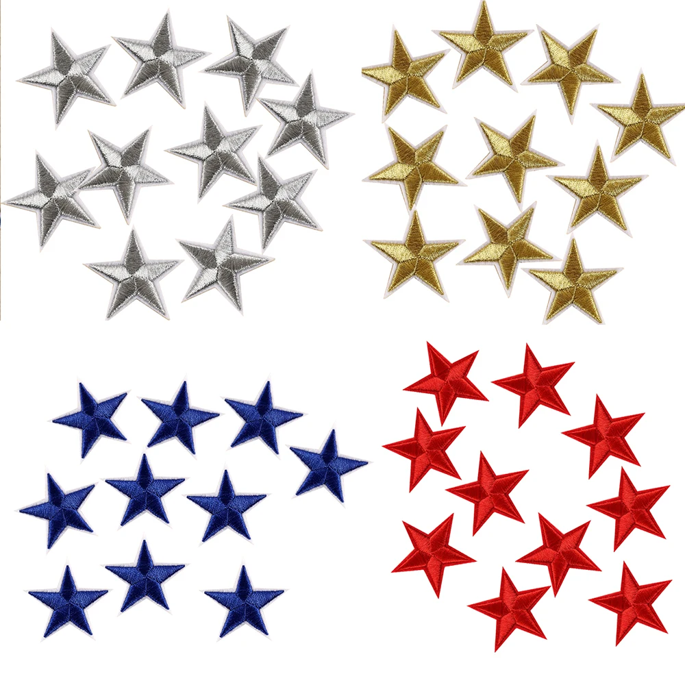 10pcs Pentagram Star Cloth Four Color Clothes Skirt Jacket Simple Cloth DIY Apparel Sewing Patches Embroidery Ornament
10pcs Pentagram Star Cloth Four Color Clothes Skirt Jacket Simple Cloth DIY Apparel Sewing Patches Embroidery Ornament