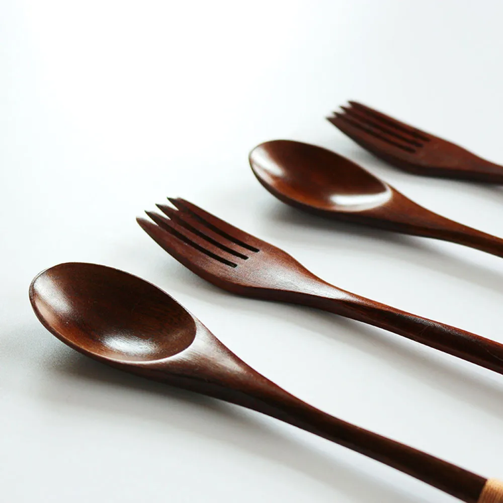 2PC Western Tableware Wood Fork Spoon Dessert Set Retro vintage style Fruit Serving Children Food Utensi scoop supply#esw
2PC Western Tableware Wood Fork Spoon Dessert Set Retro vintage style Fruit Serving Children Food Utensi scoop supply#esw
