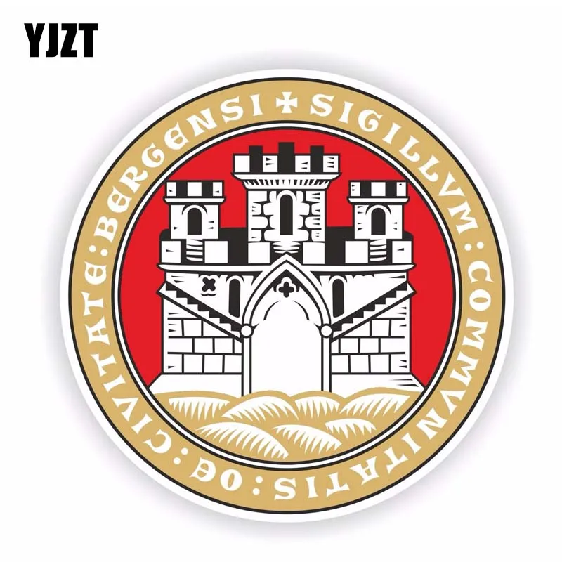 YJZT 13CM*13CM Personality Bergen Norway Coat Of Arms Window Car Sticker Decal 6-1714
YJZT 13CM*13CM Personality Bergen Norway Coat Of Arms Window Car Sticker Decal 6-1714