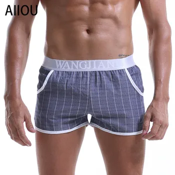 AIIOU Mens Casual Shorts Underwear Boxers Cotton Underpants Sexy Soft Plaid Boxer Male Panties Comfortable Breathable Underwear
AIIOU Mens Casual Shorts Underwear Boxers Cotton Underpants Sexy Soft Plaid Boxer Male Panties Comfortable Breathable Underwear