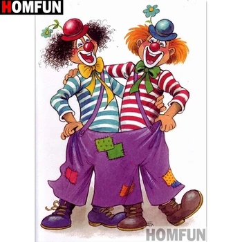 HOMFUN Full Square/Round Drill 5D DIY Diamond Painting "Cartoon clown" 3D Embroidery Cross Stitch 5D Home Decor A13301
HOMFUN Full Square/Round Drill 5D DIY Diamond Painting "Cartoon clown" 3D Embroidery Cross Stitch 5D Home Decor A13301