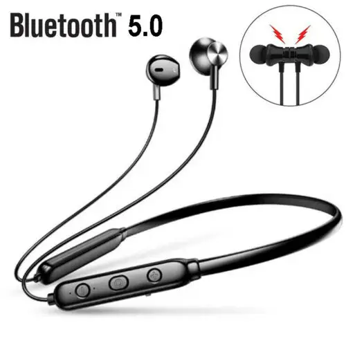 Neck-mounted Magnetic Bluetooth Headset Wireless Bluetooth Earphones Running Sports Bluetooth 5.0 Headphone Stereo Earphone 3D08
Neck-mounted Magnetic Bluetooth Headset Wireless Bluetooth Earphones Running Sports Bluetooth 5.0 Headphone Stereo Earphone 3D08
