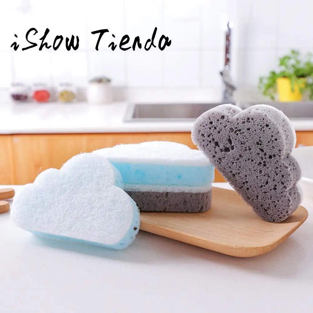 ISHOWTIENDA Cloud Shape Sponge Brush Household Cleaning Tools Decontamination Magic Rubbing#25
ISHOWTIENDA Cloud Shape Sponge Brush Household Cleaning Tools Decontamination Magic Rubbing#25