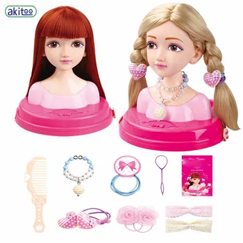 akitoo Fashion hair stylist doll makeup tiara practice comb head tie scorpion girl play house toy gift #3207
akitoo Fashion hair stylist doll makeup tiara practice comb head tie scorpion girl play house toy gift #3207