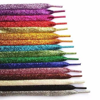 Shiny Gold&Silver Colorful Bright Shoelaces 16 Colors 110 cm Length For Sneakers Sport Shoes Laces Bootlaces Shoe laces Strings
Shiny Gold&Silver Colorful Bright Shoelaces 16 Colors 110 cm Length For Sneakers Sport Shoes Laces Bootlaces Shoe laces Strings