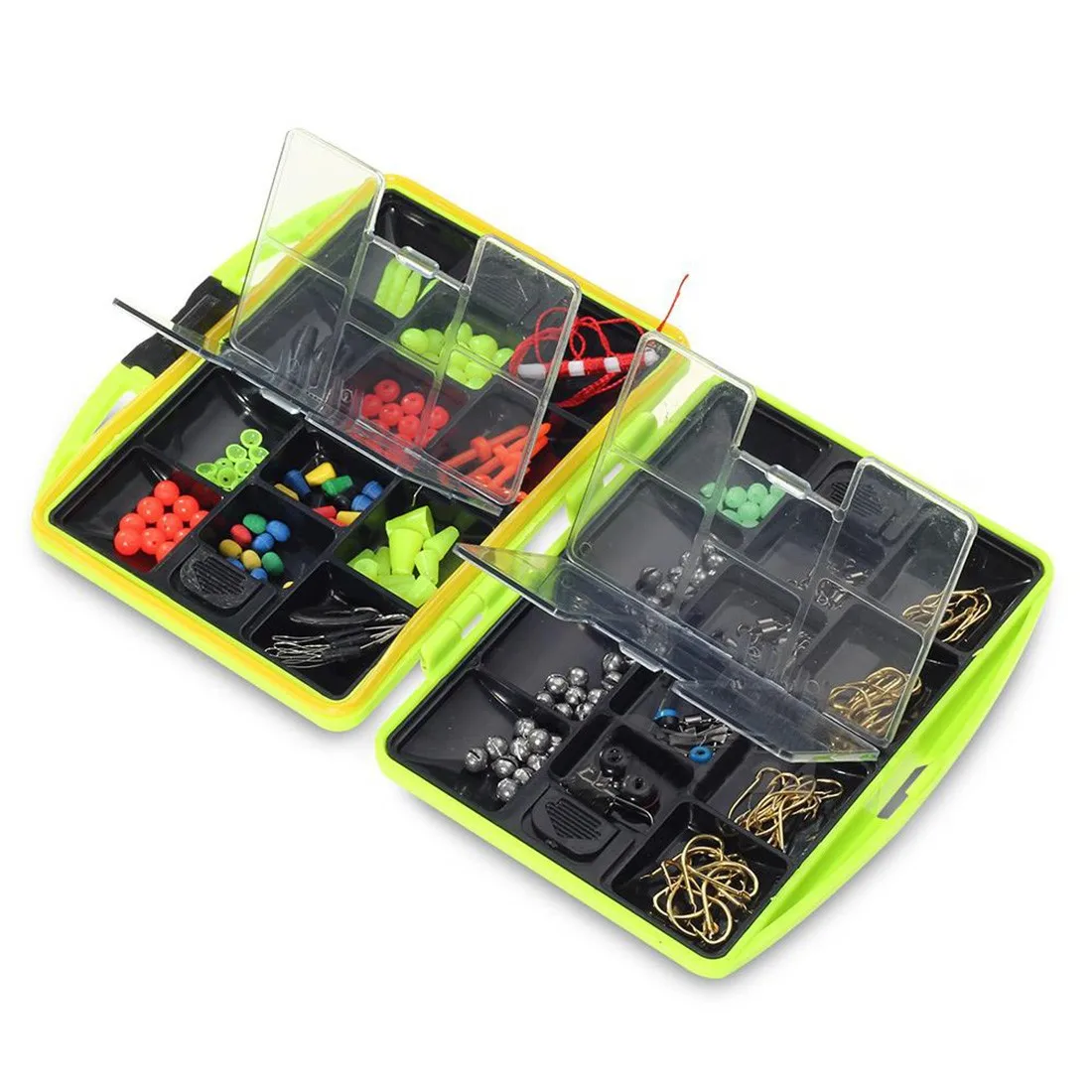 Hot Sale Top Quality Fishing Tackle Items Box Holder Lot Assorted Organizer Swivels Hooks Green
Hot Sale Top Quality Fishing Tackle Items Box Holder Lot Assorted Organizer Swivels Hooks Green
