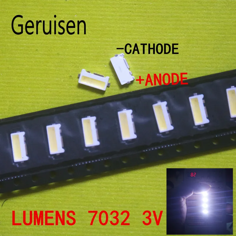 FOR LUMENS LED Backlight Edge LED Series 1W 3V 7032 Cool white For SAMSUNG LED LCD Backlight TV Applicatio A150GKCBBUP5A 100PCS
FOR LUMENS LED Backlight Edge LED Series 1W 3V 7032 Cool white For SAMSUNG LED LCD Backlight TV Applicatio A150GKCBBUP5A 100PCS