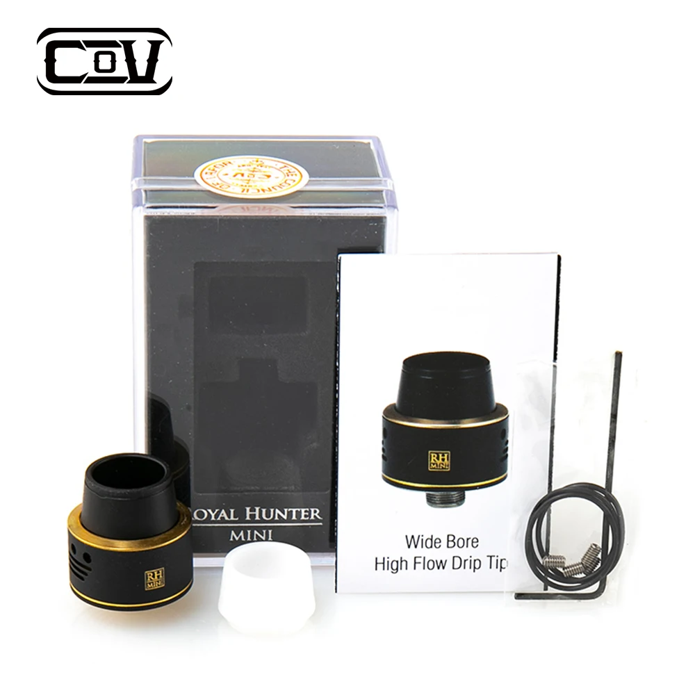 Original COV Royal Hunter Mini RDA Atomizer Tank 2.5ml capacity Electronic cigarette atomizer
Original COV Royal Hunter Mini RDA Atomizer Tank 2.5ml capacity Electronic cigarette atomizer