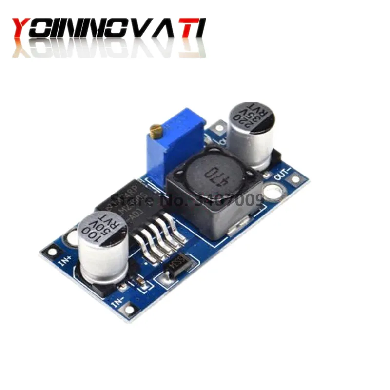 1pcs/lot LM2596S LM2596S-ADJ LM2596 DC-DC Converter Step Down Power Supply Module Output 1.23V-30V adjustable Voltage regulator
1pcs/lot LM2596S LM2596S-ADJ LM2596 DC-DC Converter Step Down Power Supply Module Output 1.23V-30V adjustable Voltage regulator