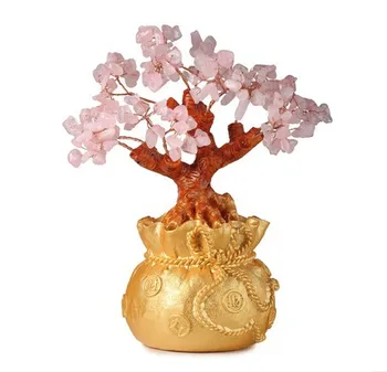 natural Crystal lucky tree, the lucky feng shui tree as the mascot, bring in wealth and treasure fortune tree-pink 
natural Crystal lucky tree, the lucky feng shui tree as the mascot, bring in wealth and treasure fortune tree-pink
