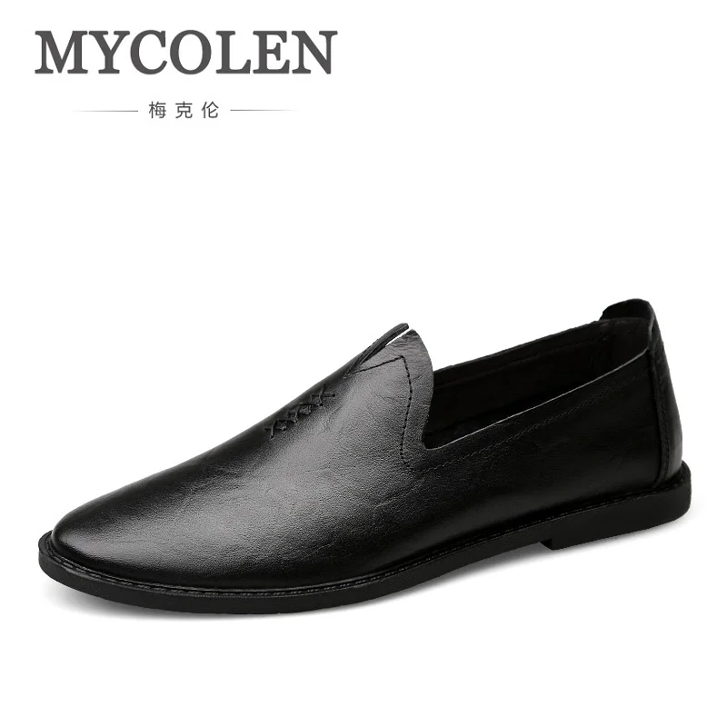 MYCOLEN New Genuine Leather Men Casual Shoes Solid Black Male Driving Shoes Simple Fashion Loafers Male Shoes Chaussures Silver
MYCOLEN New Genuine Leather Men Casual Shoes Solid Black Male Driving Shoes Simple Fashion Loafers Male Shoes Chaussures Silver