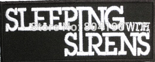 SLEEPING WITH SIRENS Hip Hop Rap Logo Music Post Hardcore Band Embroidered IRON ON and SEW ON Patch Heavy Metal Custom patch
SLEEPING WITH SIRENS Hip Hop Rap Logo Music Post Hardcore Band Embroidered IRON ON and SEW ON Patch Heavy Metal Custom patch