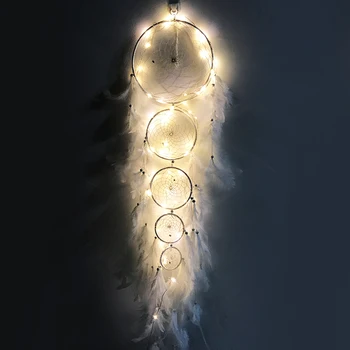 New Fashion Dream-catcher Hanging Indian Color Feathers Hang Creative Room Portal Hanging Wind Chimes Murals Crafts Decoration
New Fashion Dream-catcher Hanging Indian Color Feathers Hang Creative Room Portal Hanging Wind Chimes Murals Crafts Decoration