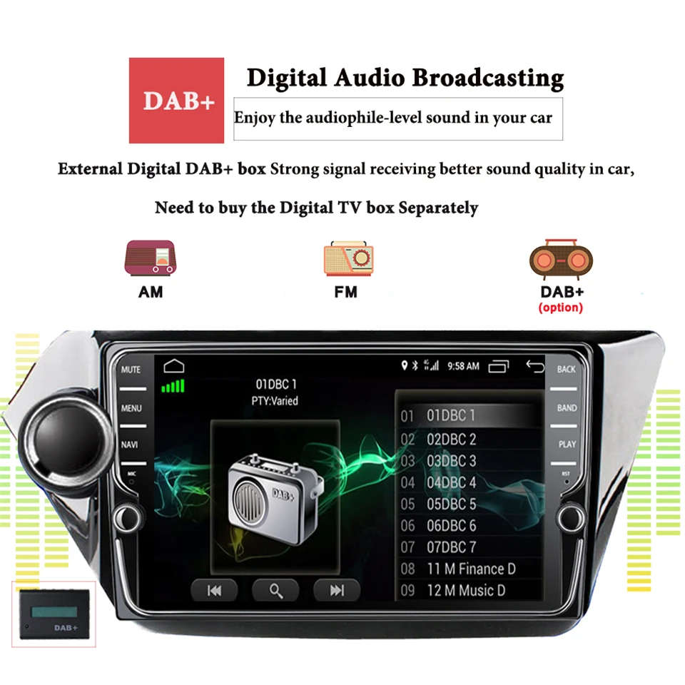 IPS android 10 0 автомобильный dvd-плеер gps навигация для Kia k2 RIO 2010 2011 2012 2013 2015