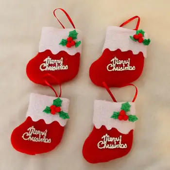Mini Lovely Christmas Stockings Socks New Year Santa Claus Candy Gift Bag Festival Party Supplies Xmas Tree Decor
Mini Lovely Christmas Stockings Socks New Year Santa Claus Candy Gift Bag Festival Party Supplies Xmas Tree Decor