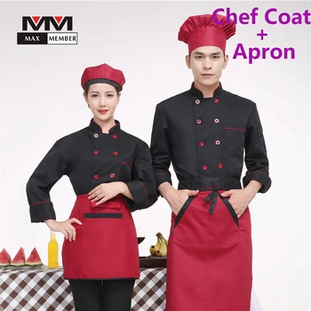 M-3XL Men Chef Waiter Double Breasted Working Uniforms Kitchen Suits Jacket Cozinha Women Cooking Wear Long-sleeved Autumn Suits
M-3XL Men Chef Waiter Double Breasted Working Uniforms Kitchen Suits Jacket Cozinha Women Cooking Wear Long-sleeved Autumn Suits