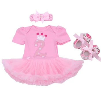 Baby Rompers Cotton Infant Clothing Set Baby Girls Pink 1st 2rd Birthday Tutu Dress Jumpsuit Headband Shoes 3 Pcs Ropa De Ninas
Baby Rompers Cotton Infant Clothing Set Baby Girls Pink 1st 2rd Birthday Tutu Dress Jumpsuit Headband Shoes 3 Pcs Ropa De Ninas