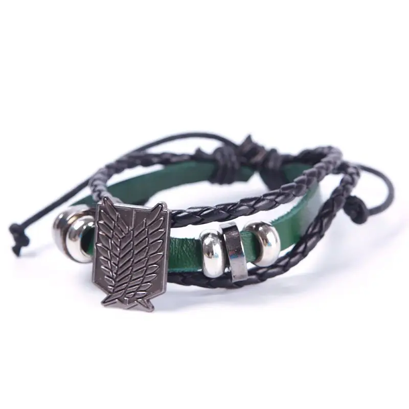 Attack on Titan Shingeki no kyojin Bracelets Cosplay Bracelet Freedom Leather Bracelet #65953
Attack on Titan Shingeki no kyojin Bracelets Cosplay Bracelet Freedom Leather Bracelet #65953