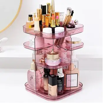 Newest Fashion 360-Degree Rotating Makeup Organizer Rack Brush Holder Jewelry Organizer Case Jewelry Makeup Cosmetic Storage Box
Newest Fashion 360-Degree Rotating Makeup Organizer Rack Brush Holder Jewelry Organizer Case Jewelry Makeup Cosmetic Storage Box