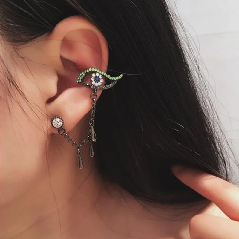 1pc New Punk Mujer Brincos Girl Drop Chain Long Tassel Ear Cuff Clip Earrings For Women Jewelry Boucles Pendientes Bijoux
1pc New Punk Mujer Brincos Girl Drop Chain Long Tassel Ear Cuff Clip Earrings For Women Jewelry Boucles Pendientes Bijoux