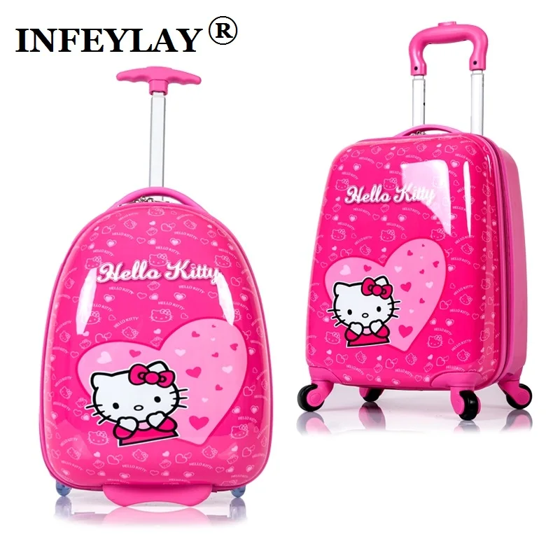 HOT anime girl luggage Kids rolling suitcase hello kitty cartoon 16/18 inch students Travel trolley case children Boarding box
HOT anime girl luggage Kids rolling suitcase hello kitty cartoon 16/18 inch students Travel trolley case children Boarding box
