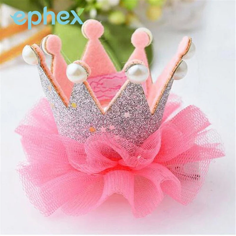 Ephex Girls Pearls Crown Fold Yarn Wraped Hair Clip Tiaras Headwear Children Princess Accessories Baby For Party Random Color
Ephex Girls Pearls Crown Fold Yarn Wraped Hair Clip Tiaras Headwear Children Princess Accessories Baby For Party Random Color