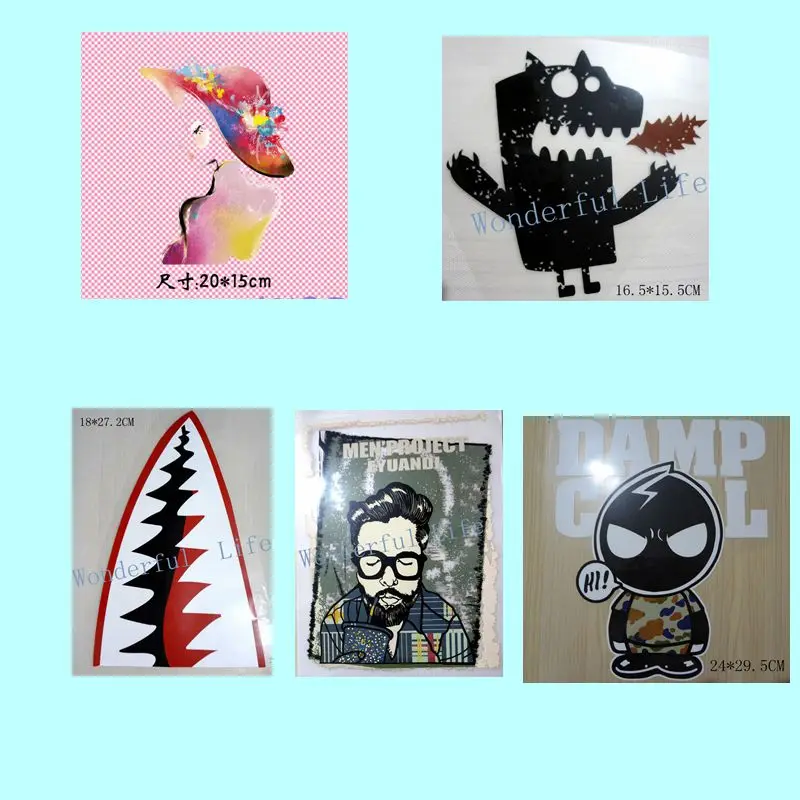Free shipping 5 styles Iron On Patch Heat Transfer Washable Clothes Stickers Eas For T-shirt Dresses Sweatshirt A-level Washable
Free shipping 5 styles Iron On Patch Heat Transfer Washable Clothes Stickers Eas For T-shirt Dresses Sweatshirt A-level Washable
